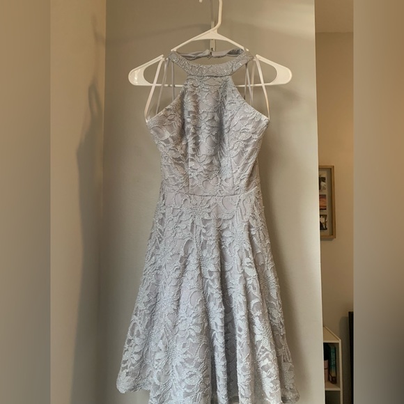 white christmas dresses Macy Metallic Dress Large main image 1